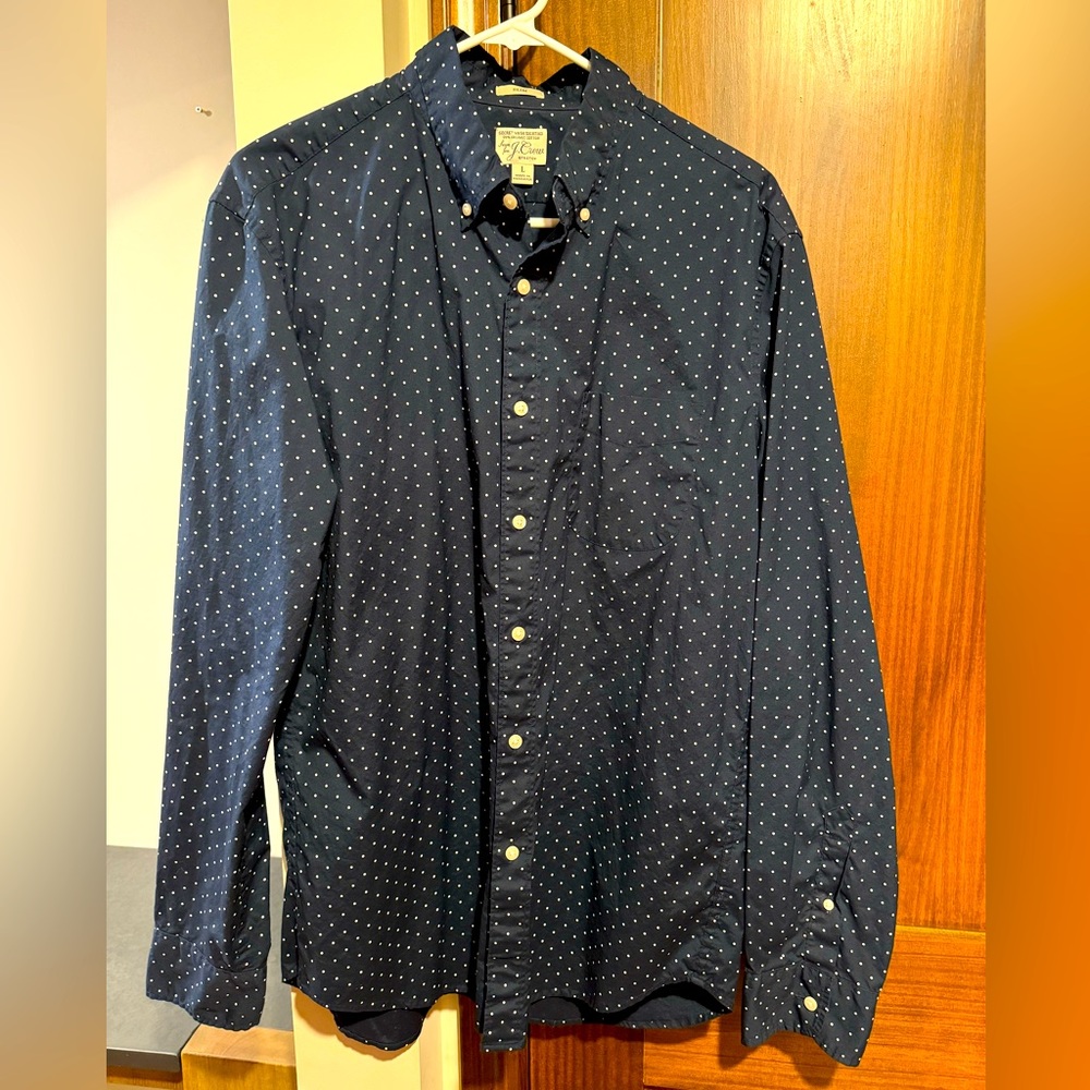 J. Crew Secret Wash cotton poplin shirt